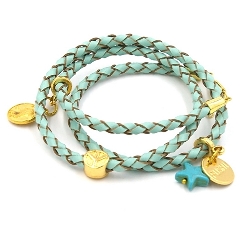 Armband facet 6mm (champagne)