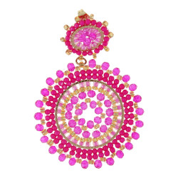 Oorbellen facetgeslepen...