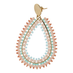 Oorbellen facetgeslepen...