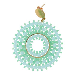 Oorbellen facetgeslepen...