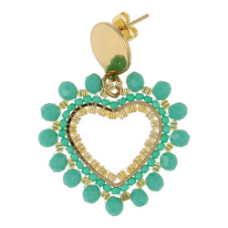 Oorbellen facetgeslepen...