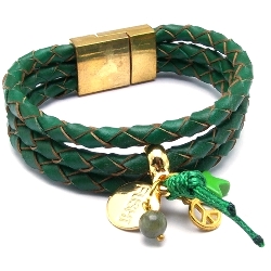 Armband facet 6mm (champagne)