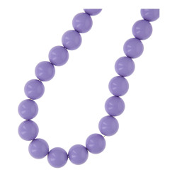 Ketting 16mm acryl kralen lila