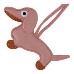 Tassenhanger teckel roze