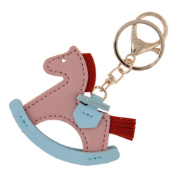 Tassenhanger hobbelpaard roze