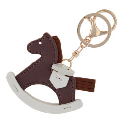 Tassenhanger hobbelpaard bruin