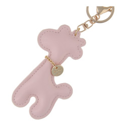 Tassenhanger giraffe lichtroze