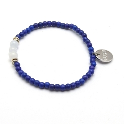 Armband facet 6mm (champagne)