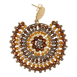 Oorbellen facetgeslepen...