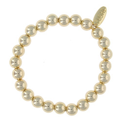 Armband rond 8mm 14krt goud