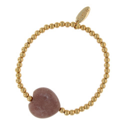 Armband verguld 4mm met...