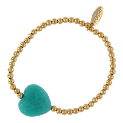 Armband verguld 4mm met...