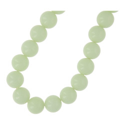 Ketting 18mm glasbollen lime