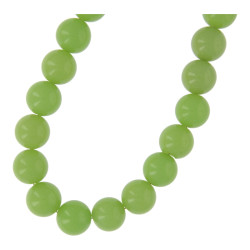Ketting 18mm glasbollen groen