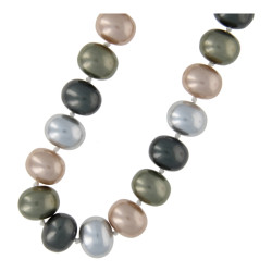 Ketting glasparels 16x22mm...