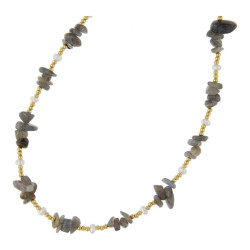 Ketting halfedelsteen chips...