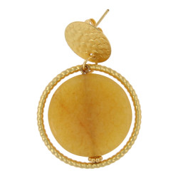 Oorbellen facet geslepen...