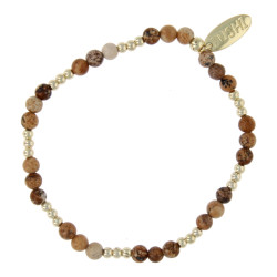 Armband halfedelsteen 4mm...