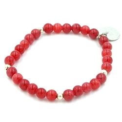 Armband facet 6mm (champagne)