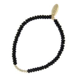 Armband 2x4mm halfedelsteen...
