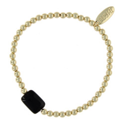 Armband halfedelsteen onyx...