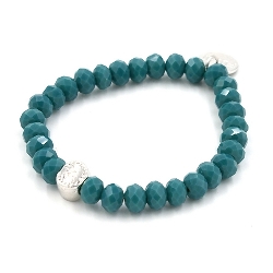 Armband facet 6mm (champagne)