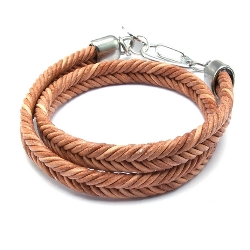 Armband facet 6mm (champagne)