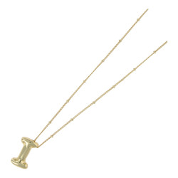 Ketting metaal met letter I
