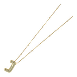 Ketting metaal met letter J