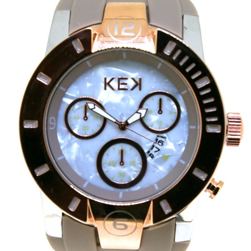 KEK horloge unisex taupe