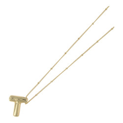 Ketting metaal met letter T