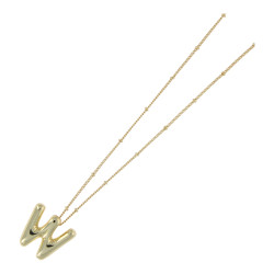 Ketting metaal met letter W