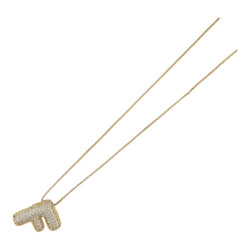 Ketting metaal letter...