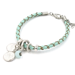 Armband facet 6mm (champagne)