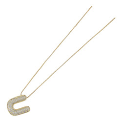 Ketting metaal letter...