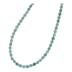 Ketting halfedelsteen 6mm...