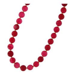 Ketting halfedelsteen 10mm...
