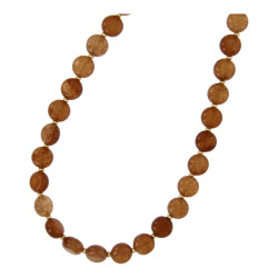 Ketting halfedelsteen 10mm...
