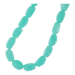 Ketting acryl ovaal kralen...