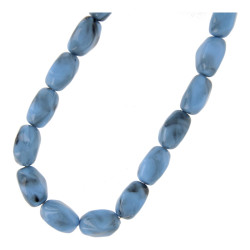Ketting acryl ovaal kralen...