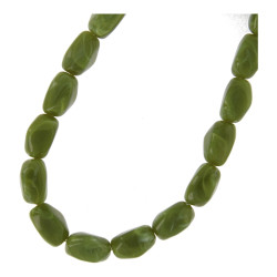 Ketting acryl ovaal kralen...