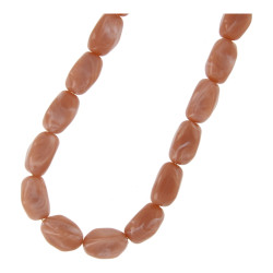 Ketting acryl ovaal kralen...