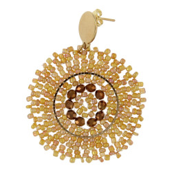 Oorbellen facetgeslepen...