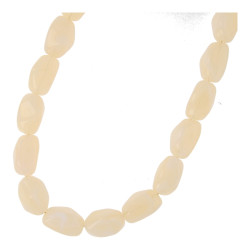 Ketting acryl ovaal kralen...