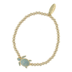 Armband 14krt goud 4mm...
