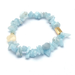 Armband facet 6mm (champagne)