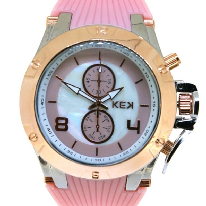 KEK horloge unisex roze