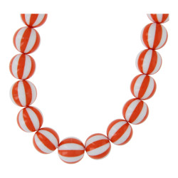 Ketting acryl bollen 20mm...