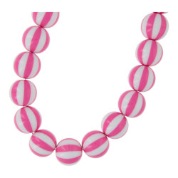 Ketting acryl bollen 20mm...