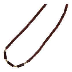 Ketting kort halfedelsteen...
